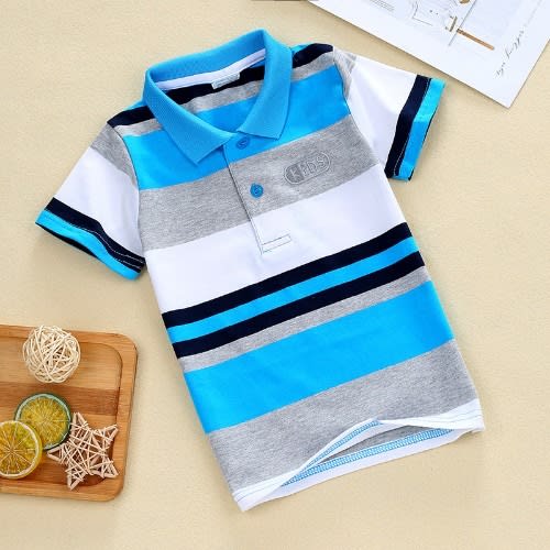 Kids Stripped Polo Tshirt