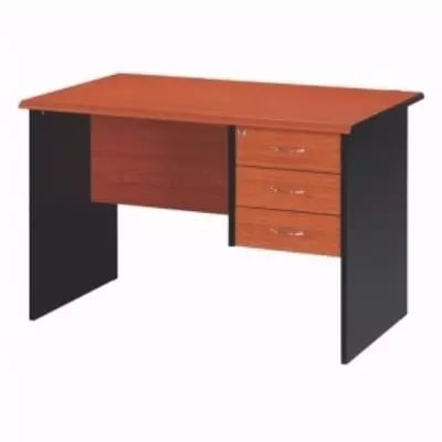 4ft Office Table With 3 Drawers