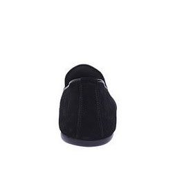Plain Suede Loafers - Brown