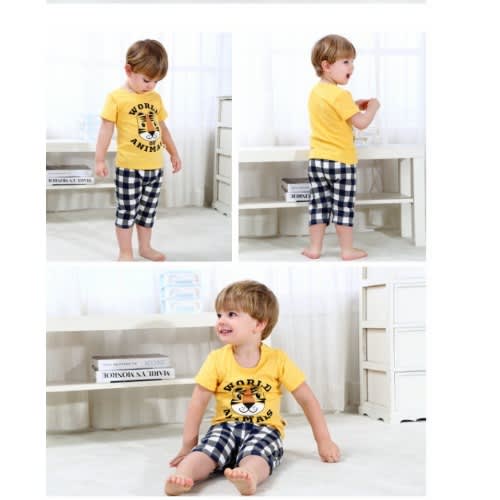 Boys Casual Two Pieces - Yellow