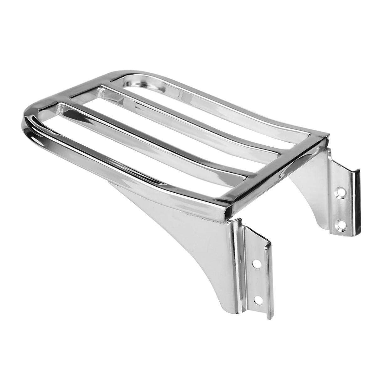 Chrome Rear Backrest Luggage Rack For Harley Sportster XL1200 883 Nightster Dyna