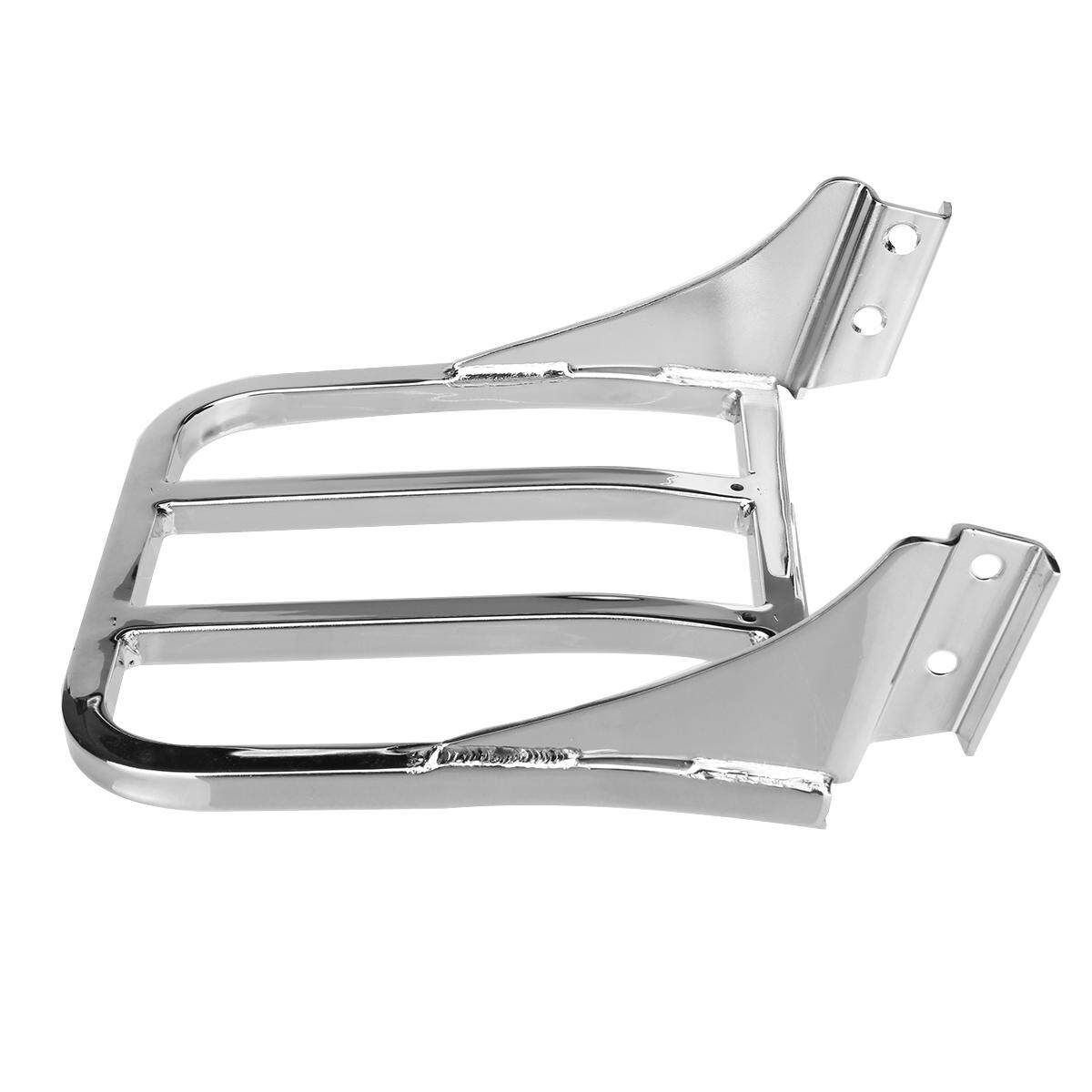 Chrome Rear Backrest Luggage Rack For Harley Sportster XL1200 883 Nightster Dyna