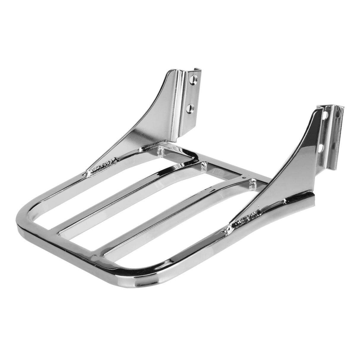 Chrome Rear Backrest Luggage Rack For Harley Sportster XL1200 883 Nightster Dyna