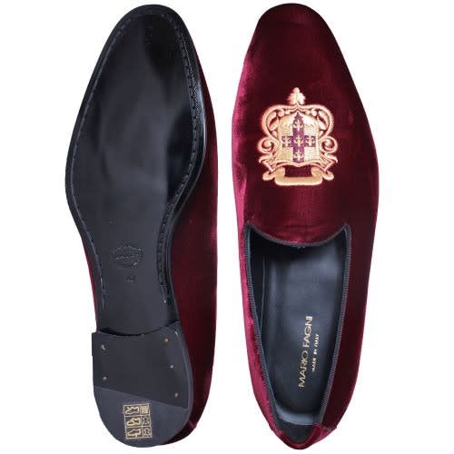Velvet Wine Royal Shoe