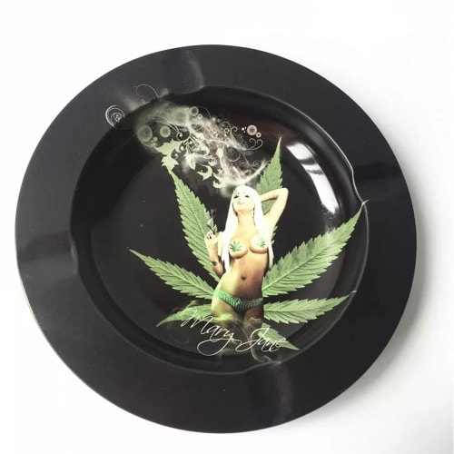 Round Shape Metal Ashtray