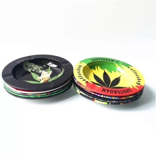 Round Shape Metal Ashtray
