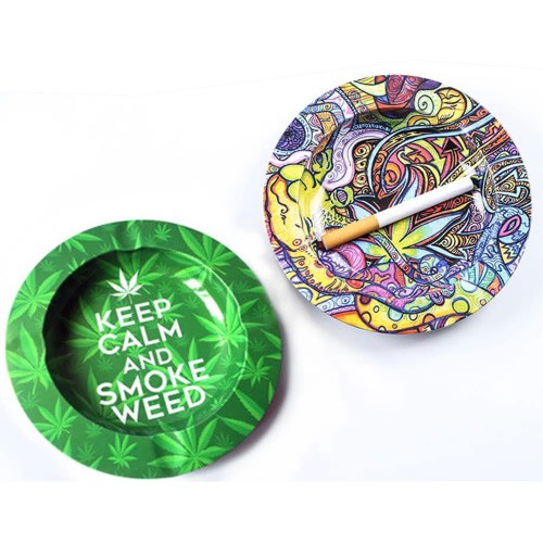 Round Shape Metal Ashtray