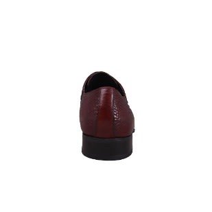 Crock Detailed Dapper Leather Shoe - Brown - Msh-3821
