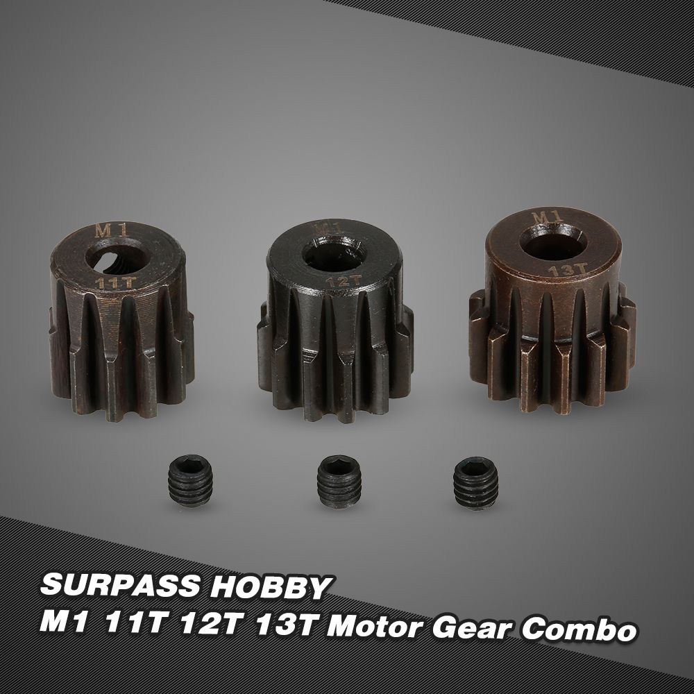 SURPASS HOBBY M1 11T 12T 13T Pinion Motor Gear For 1/8 RC