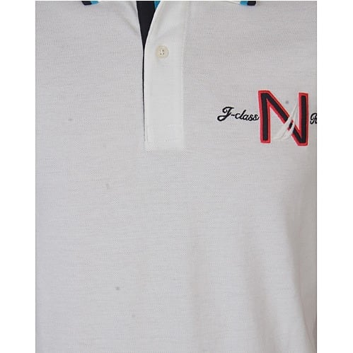 Men's J-Class Sailors Trendy Polo - White