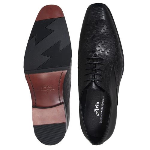 Men's Lace-up Shoe - Black - Msh-4697