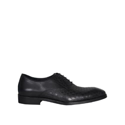 Men's Lace-up Shoe - Black - Msh-4697