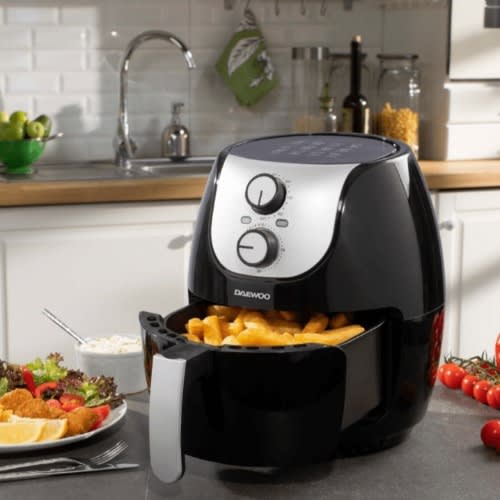 Air Fryer With Rapid Air Circulation -30 Minute Timer & Adjustable Thermostat - 1400W - 4L