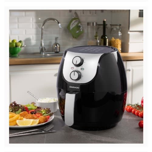 Air Fryer With Rapid Air Circulation -30 Minute Timer & Adjustable Thermostat - 1400W - 4L