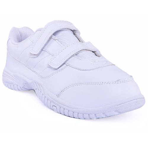 Boys Strap Canvas - White