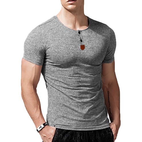 Short Sleeve Tee Shirt - Grey