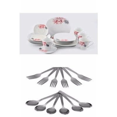 20 Piece Dinner Set & 12 Piece Cutlery Set
