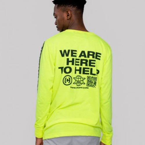 Men's Long Sleeve T-shirts - Lemon