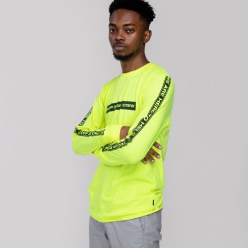 Men's Long Sleeve T-shirts - Lemon