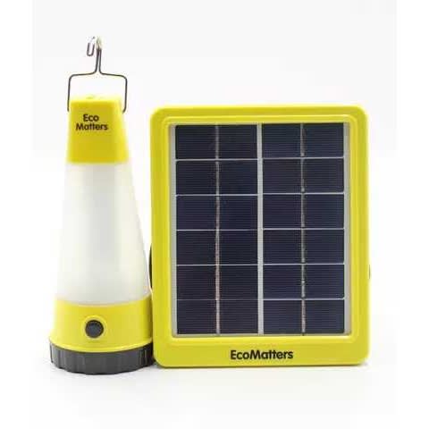 Solar Powered Lantern And Flashlight - Usb Phone Charger