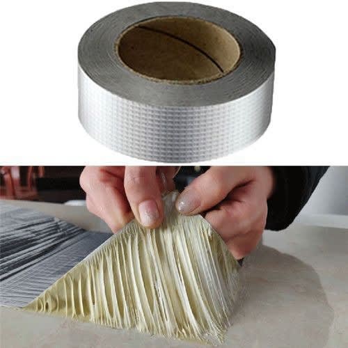 2x Aluminum Foil Waterproof Duct Repair Crack Adhesive Tape