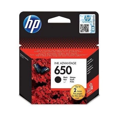 650 Black Original Inkjet Cartridge - CZ101AE