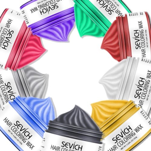 Sevich Color Hair Wax - Instant Temporary Hair Dye - 120g- White