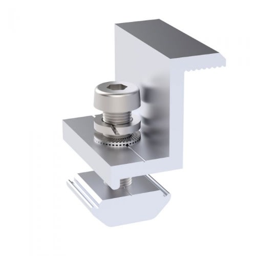 Adjustable End Clamp - Solar Mounting Accessories