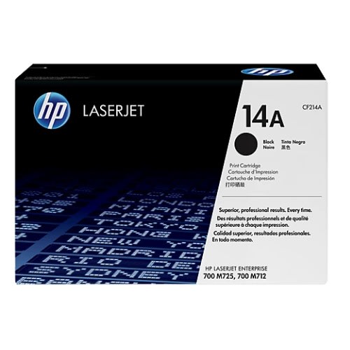 HP  Laserjet Toner Cartridge (cf214a)-14a -Black