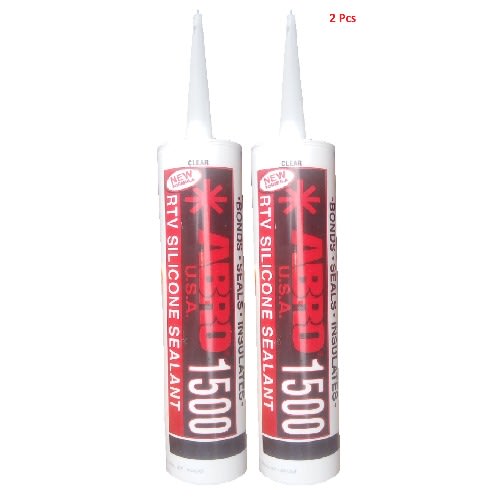 Abro 1500 Rtv Silicone Sealant -  Clear X 2pieces