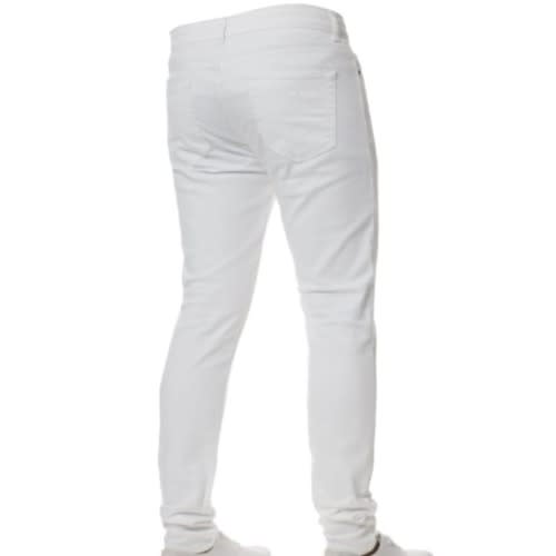Men's Skinny Jeans - White
