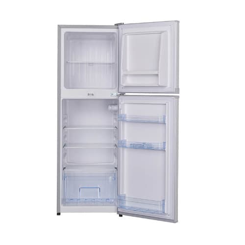 Double Door Refrigerator HRF-160BEX + Large Freezer - 145Liters