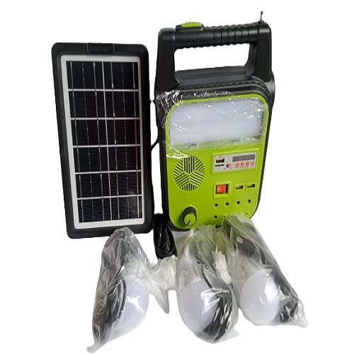 Power Kit + Solar Panel + LED Bulbs With Multi-phone Charger -240V
