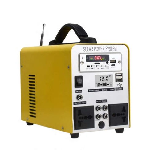 Solar Home System - ENT-S2001C -Yellow - 18V/100W