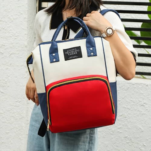 20'' Large Capacity Maternity Diaper Bag- Red