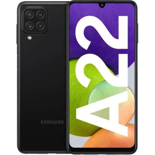 Galaxy A22 - 4GB RAM - 128GB ROM-48MP + 13MP - Dual Sim - 4G - 5000mAh - Black