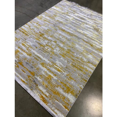 5 By 7ft Retro Pattern Multicolor Center Rug