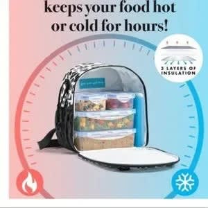 Fit & Fresh Deluxe Athleisure Lunch Bag Set - 7-Piece