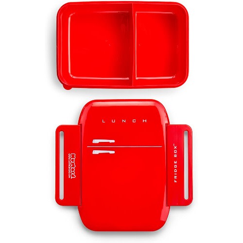 Bento Lunch Box With Compartments - Red