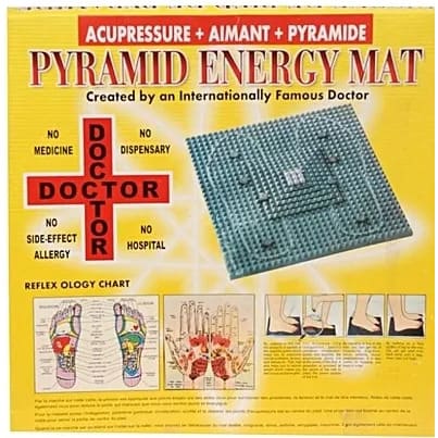 Acupressure Magnetic Pyramid Energy Mat-30x20cm