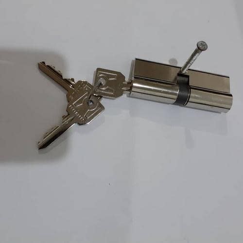 80mm Domus Stainless Steel Key Cylinder With 3 Keys