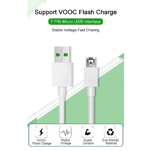 Vooc Micro Usb 7 Pin Charge Sync Cable Fast Charging Data Cable