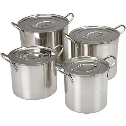Stainless Stock Pot - Set Of 4