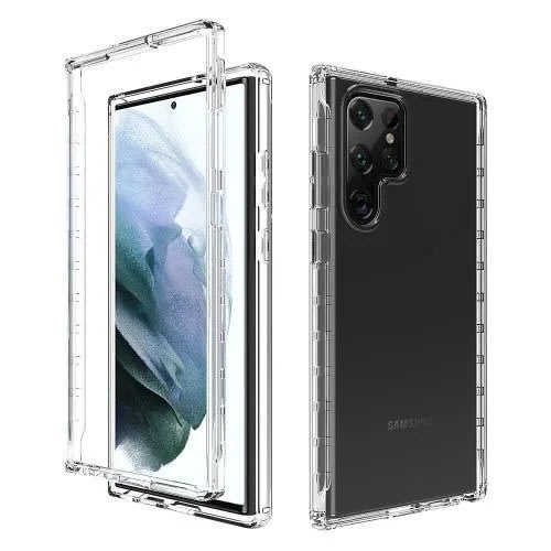 Transparent 360 Front And Back Case For Samsung Galaxy S22 Ultra