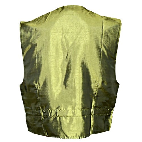 Premium Dot Pattern Waistcoat- Green & Silver - MWC-1472