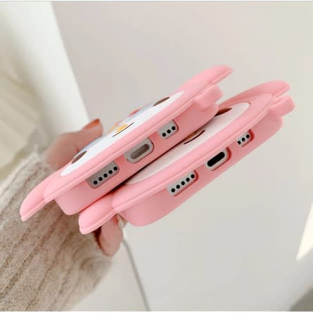 Hello Kitty Cartoon Soft Phone Cases For iPhone 13 Pro Max - Pink