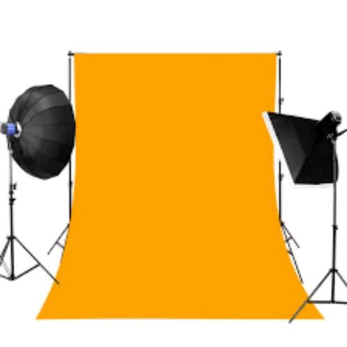 Photography Backgrounds Backdrops For Photo Studio - 5 By 15 Feet- Orange