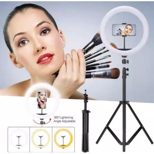 Professional 10 Inches Ring Light With Tripod Stand And Mobile Phone Holder