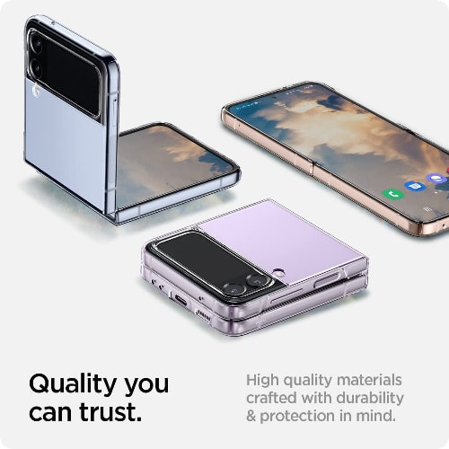 Transparent Shockproof Slim Fit Bumper Case For Samsung Z Flip 4