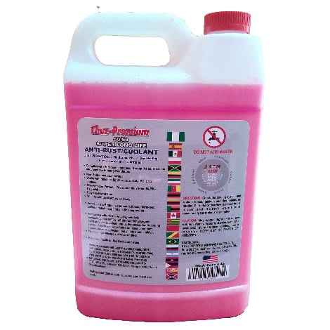 Chuz Premium 50-50 Super Long Life Red Coolant - 4litres